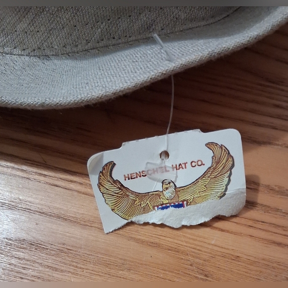 NWT Henschel Cream Italian Linen Mesh Lightweight Unisex Breezer Safari Hat SZ M
